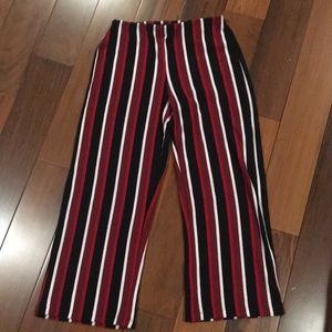 Cropped striped pants